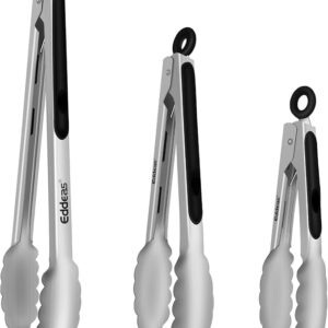 Tongs For Cooking – Heat Resistant 600 Degrees Stainless Steel Kitchen Tong